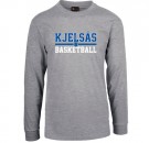 Kjelsås langermet t-skjorte - gråmelert thumbnail