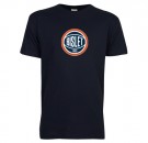 Bislet t-skjorte - navy blå thumbnail