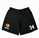 Drammen Rivers enkel treningsshorts, sort - jente/dame modell thumbnail