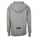 Bislet hettegenser - gråmelert  thumbnail