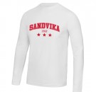 Sandvika teknisk longsleeve - hvit thumbnail