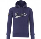 Bærum Basket hettegenser - blåmelert thumbnail