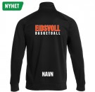 Eidsvoll coach trøye - Joma 1/2 zip - sort thumbnail