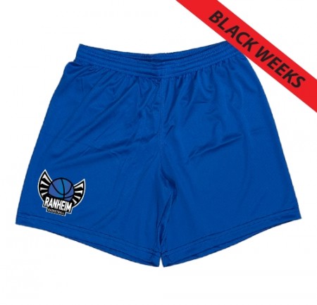 Ranheim enkel treningsshorts, blå - jente/dame modell