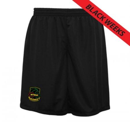 NTNUI vendbar treningsshorts - sort