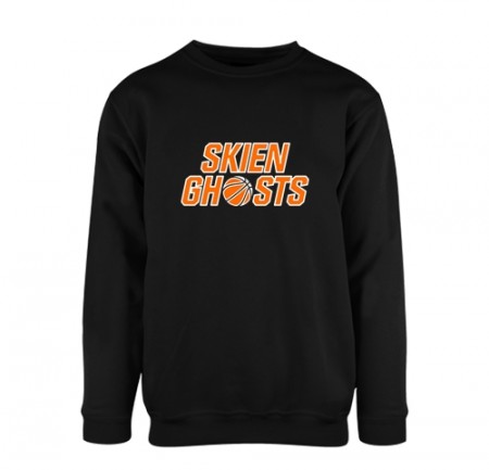 Skien Ghost collegegenser - sort