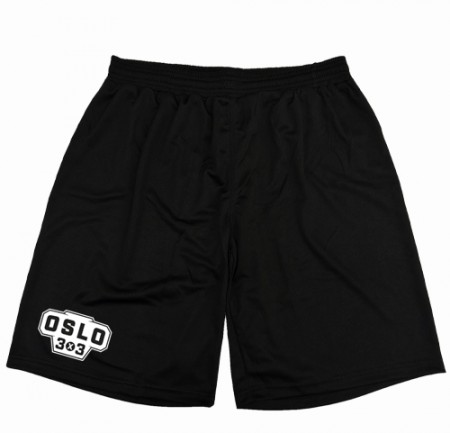 Oslo 3x3 enkel treningsshorts - sort