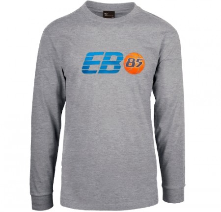EB-85 langermet t-skjorte - gråmelert