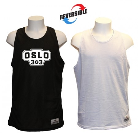 Oslo 3x3 treningssinglet - sort