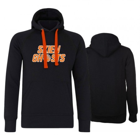 Skien Ghost hettegenser - sort