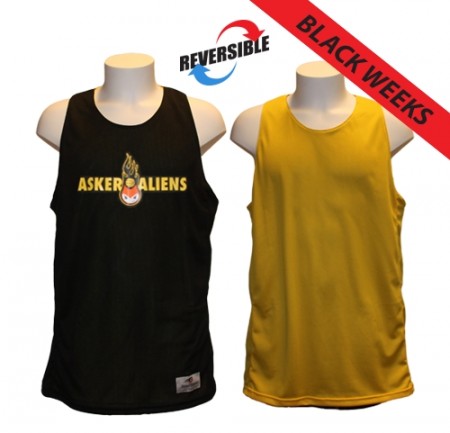 Asker treningssinglet - sort/gul