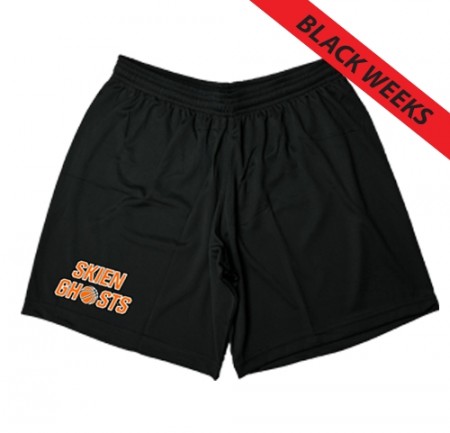 Skien enkel treningsshorts, sort - jente/dame modell