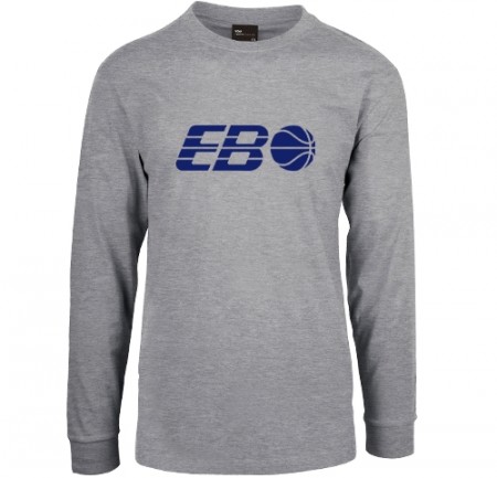 EB-85 langermet t-skjorte - gråmelert