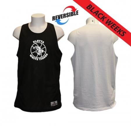 Kløfta treningssinglet - sort/hvit