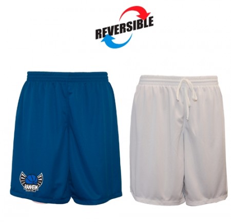 Ranheim vendbar treningsshorts - blå (Outlet)