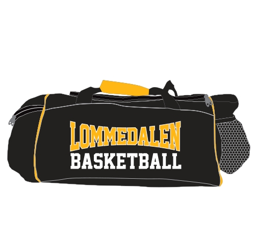 Spesial bag for basketball,  profilert for Lommedalen. NB! Ved trykk av personlig navn frafaller bytterett.
