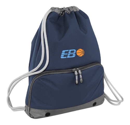 Velutstyrt gymbag med vannavvisende overflate og kontrastdetaljer. Klubblogo, navn og nummer i transfertrykk.