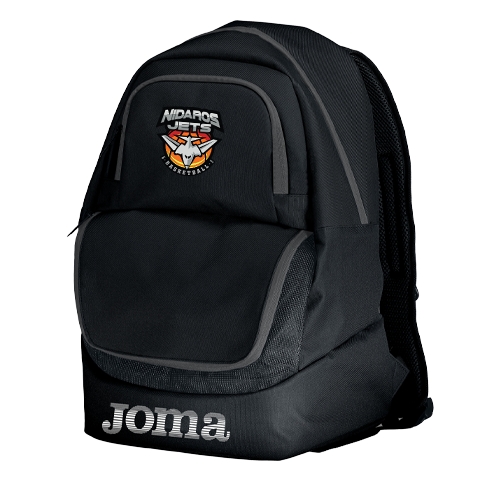 Romslig og praktisk ryggsekk, noe som gjør den ideell for å ta med , ball, sko og treningstøy.