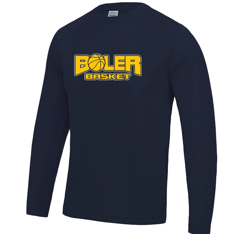 Teknisk langermet t-shirt med transfer trykk. NB! Ved trykk av personlig navn frafaller bytterett.