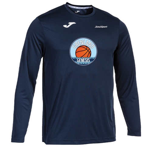 Teknisk langermet t-shirt med transfer trykk. NB! Ved trykk av personlig navn frafaller bytterett.